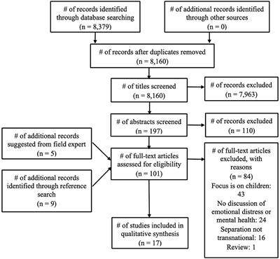 Depressive Symptoms and Emotional Distress of Transnational Mothers: A Scoping Review